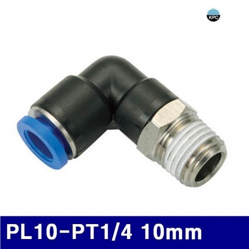 코리아뉴매틱 6220916 원터치피팅(PL타입) PL10-PT1/4 10mm (봉(10EA))