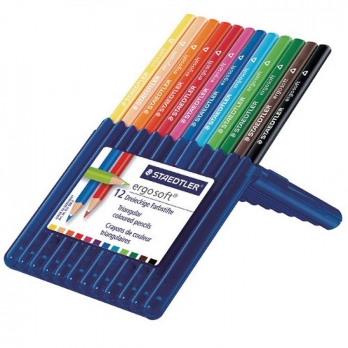 에고 소프트 색연필(12색 STAEDTLER)