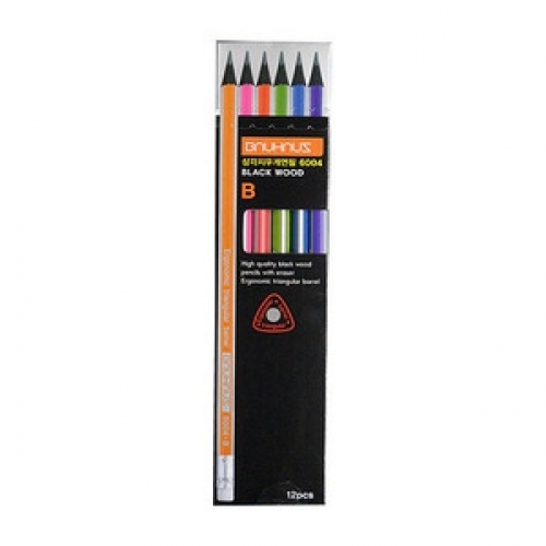 삼각연필(6004-B) 사무용품 문구 학용잡화 학용품 연필