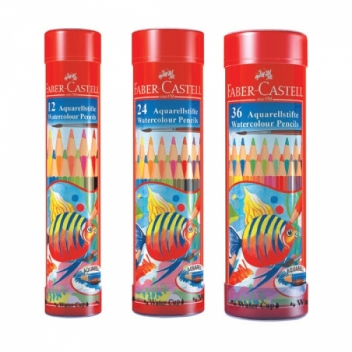 파버카스텔)수채색연필(24색 원형케이스 115924) 색연필