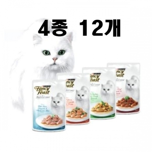 팬시피스트 인스퍼레이션 주식파우치 70g-4종12개세트
