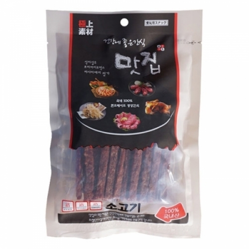 (10개묶음)건강에 좋은 맛집 간식 100g(소고기)