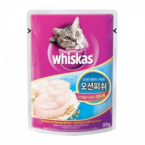 위스카스 성묘용 파우치(오션피쉬) 85g