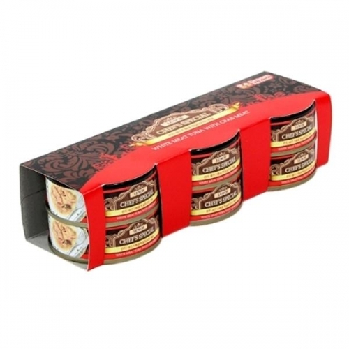 런치 셰프스페셜 80g 흰살참치와게살 (6개세트)