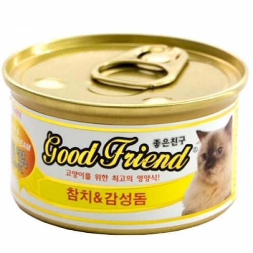 간식 굿프렌드 참치_ 감성돔 캔 85g