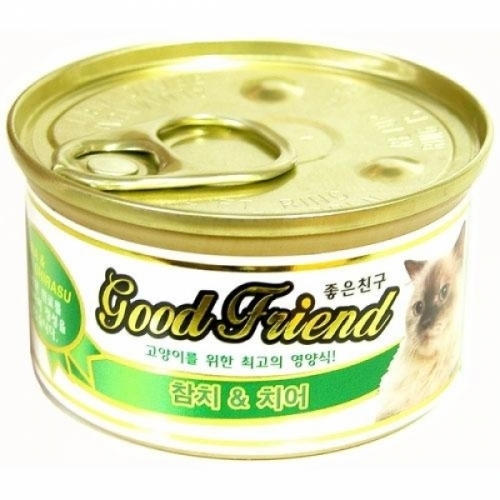 간식 굿프렌드 참치_치어 캔 85g