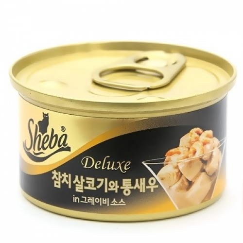 간식 쉬바 디럭스 참치와통새우(옐로우)85g