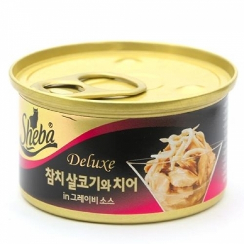 간식 쉬바 디럭스 참치와 치어(레드)85g