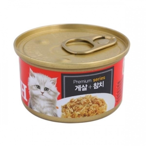 프리미엄 골드 런치캔 80g-게살 참치
