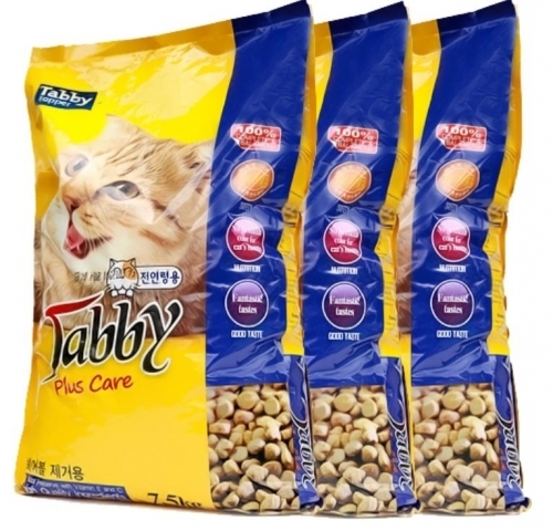 사료 Tabby플러스케어7.5kgx3개세트