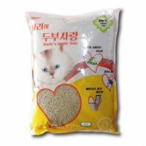 마리 두부사랑 두부모래 7L(3Kg) 녹차향