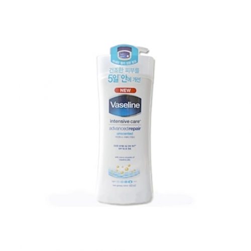 유니레버 바세린 인텐시브 케어 어드밴스드 리페어 로션 450ml 바세린 젤리 성분 함유 로션 케어 바세린 바디 밀크