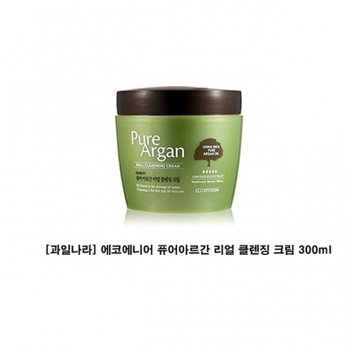 과일나라 에코에니어 퓨어아르간 리얼 클렌징 크림 300ml 순도백프로 아르간 오일 성분 함유 클렌징로션 클렌징크림 클렌징오일 클렌징폼 폼클렌렌징