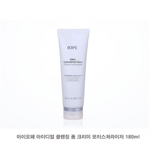 아이오페 아이디얼 클렌징 폼 크리미 모이스처라이저 180ml 클린징  클렌저 메이크업