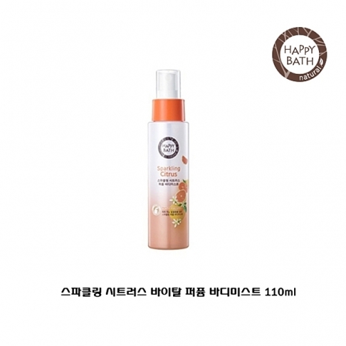 해피바스 스파클링 시트러스 바이탈 퍼퓸 바디미스트 110ml 바디미스트 스킨미스트 촉촉한바디미스트 바디퍼퓸