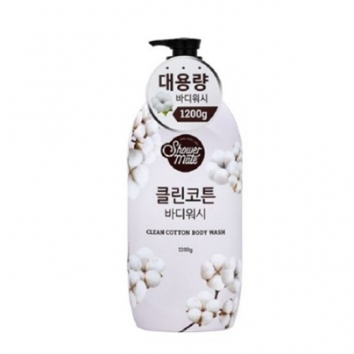 (애경)샤워메이트 파머스 바디워시 클린코튼 1200ml