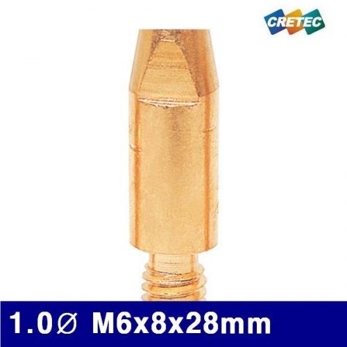 크레텍 7001576 미그팁 1.0파이 M6x8x28mm (통(10EA))