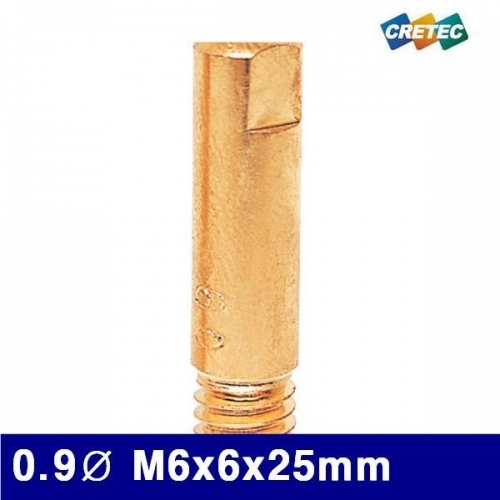 크레텍 7001479 미그팁 0.9파이 M6x6x25mm (통(10EA))