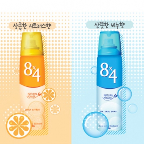 8X4 파우더 스프레이 데오드란트_부드러운 플로럴향 50g