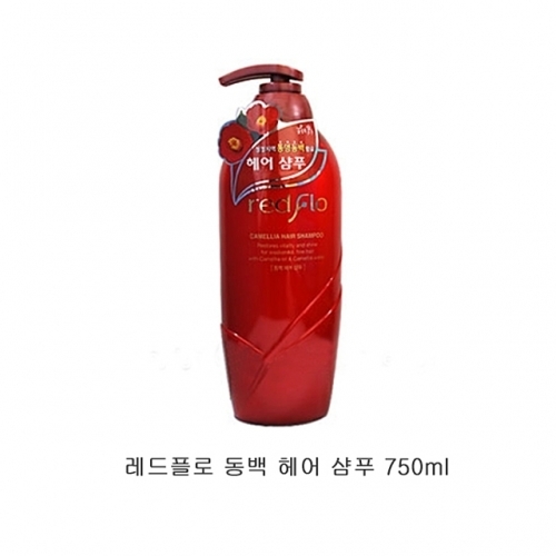 꽃을든남자 레드플로 동백 헤어 샴푸 750ml 1개 보습샴푸 동백샴푸 헤어클렌져 모발샴푸