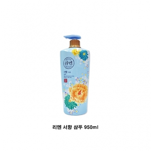 엘지생활건강 리엔 서향 샴푸 950ml 강화 한방샴푸 손상샴푸 손상케어 리앤 모발케어