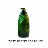 에코퓨어 알로에 헤어 트리트먼트760ml 헤어린스 헤어트리트먼트 컨디셔너 영양헤어팩 보습트리트먼트