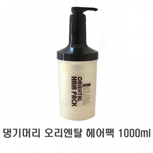 댕기머리 오리엔탈 헤어팩 1000ml 1개 헤어트리트먼트 헤어팩 손상케어 헤어보습 헤어케어