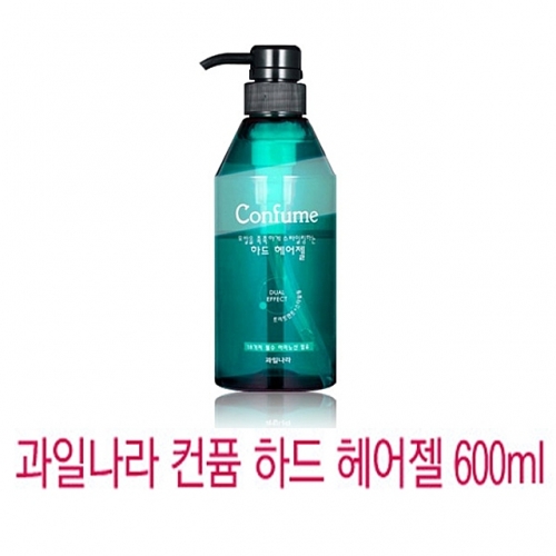 과일나라 컨퓸 하드 헤어 젤 600ml 1개 젤 헤어에센스 왁스젤 헤어왁스 스타일링