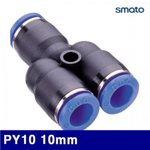 스마토 6340955 에어원터치피팅 PY10 10mm (묶음(5ea))