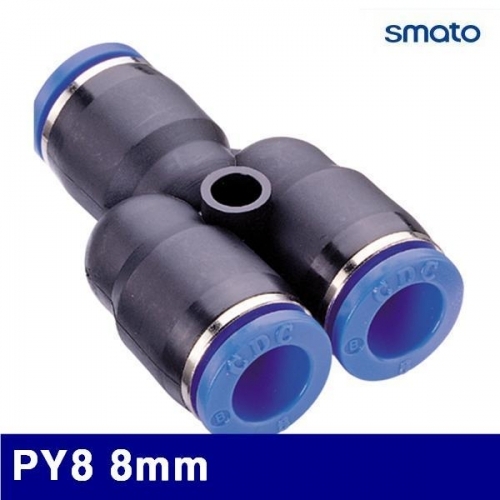 스마토 6340946 에어원터치피팅 PY8 8mm (묶음(10ea))