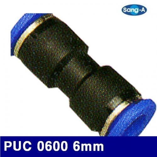 상아뉴매틱 6230889 원터치피팅(PUC타입) PUC 0600 6mm (묶음(10EA))