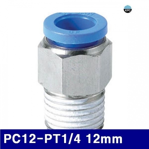 코리아뉴매틱 6220767 원터치피팅(PC타입) PC12-PT1/4 12mm  (봉(10EA))