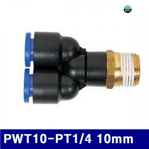 코리아뉴매틱 6221650 원터치피팅(PWT타입) PWT10-PT1/4 10mm (봉(5EA))