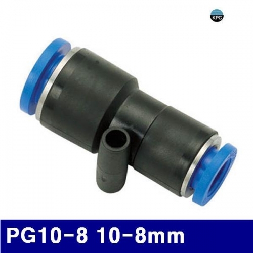 코리아뉴매틱 6221784 원터치피팅(PG타입) PG10-8 10-8mm (봉(10EA))