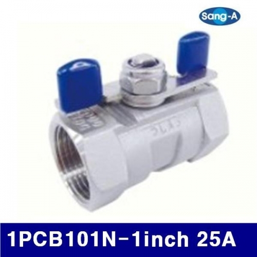 상아뉴매틱 6302557 스테인리스 볼밸브 1PCB101N-1Inch 25A (1EA)