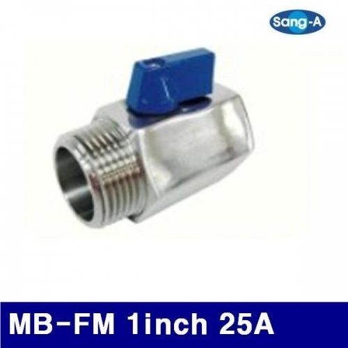 상아뉴매틱 6302955 스테인리스 미니 볼밸브 MB-FM 1Inch 25A (1EA)