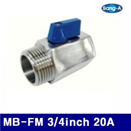 상아뉴매틱 6302946 스테인리스 미니 볼밸브 MB-FM 3/4Inch 20A (1EA)