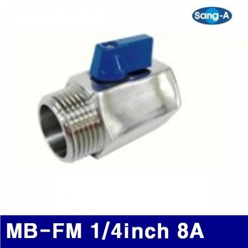 상아뉴매틱 6302919 스테인리스 미니 볼밸브 MB-FM 1/4Inch 8A (1EA)