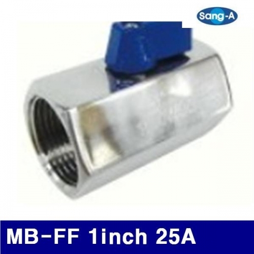 상아뉴매틱 6302900 스테인리스 미니 볼밸브 MB-FF 1Inch 25A (1EA)