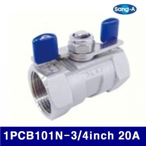 상아뉴매틱 6302548 스테인리스 볼밸브 1PCB101N-3/4Inch 20A (1EA)