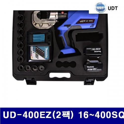 UDT 5923201 충전식 유압압착공구 UD-400EZ(2팩) 16-400SQ 12.2t (1EA)