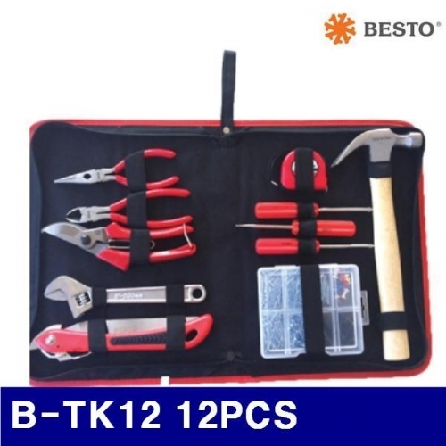 베스토 468-0001 가정용공구세트 B-TK12 12PCS  (1EA)