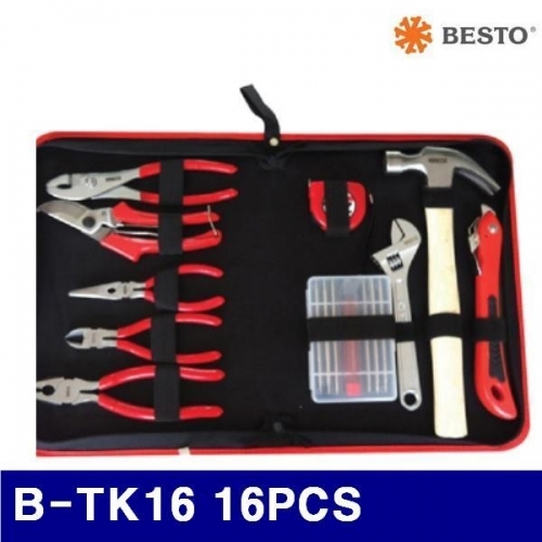 베스토 468-0002 가정용공구세트 B-TK16 16PCS (1EA)
