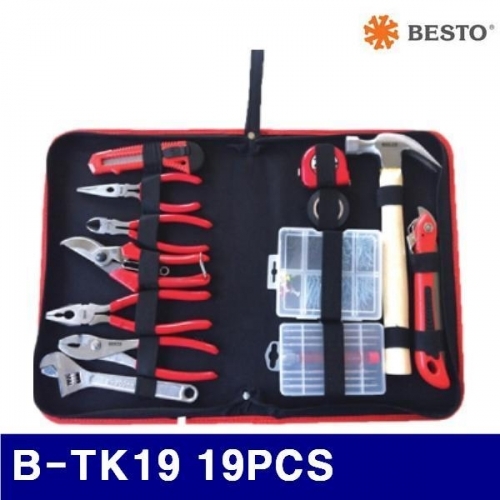 베스토 468-0003 가정용공구세트 B-TK19 19PCS (1EA)