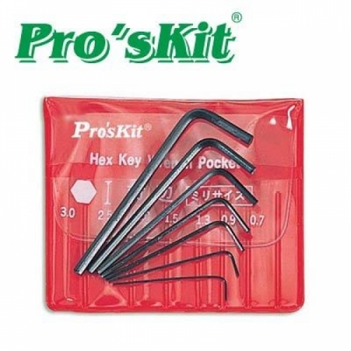 coms Prokit L형 육각 렌치 세트 소형 7pcs