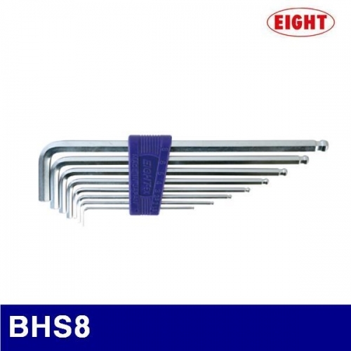 에이트 2113061 엑스트라 볼렌치세트 BHS8 1.5 2 2.5 3 4 5 6 8mm (1SET)