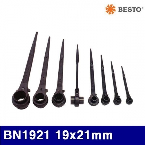 베스토 366-0109 라쳇렌치 BN1921 19x21mm 310 (1EA)