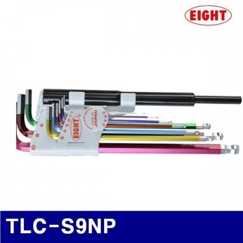 에이트 2111522 볼렌치세트 TLC-S9NP 1.5 2 2.5 3 4 5 6 8 10mm (1SET)