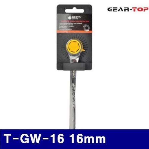 기어탑 365-0009 라쳇렌치 T-GW-16 16mm  (1EA)