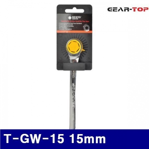 기어탑 365-0008 라쳇렌치 T-GW-15 15mm  (1EA)